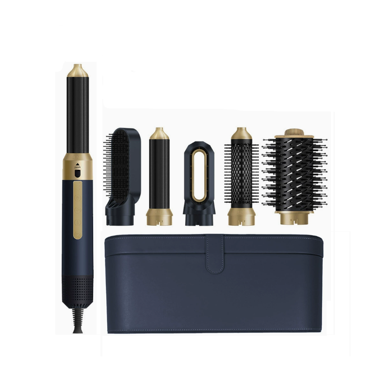 6-in-1 Multi Hair Styler Set | Air Wrap, Hot Comb, Fast Dryer, Curler & Straightener Brush