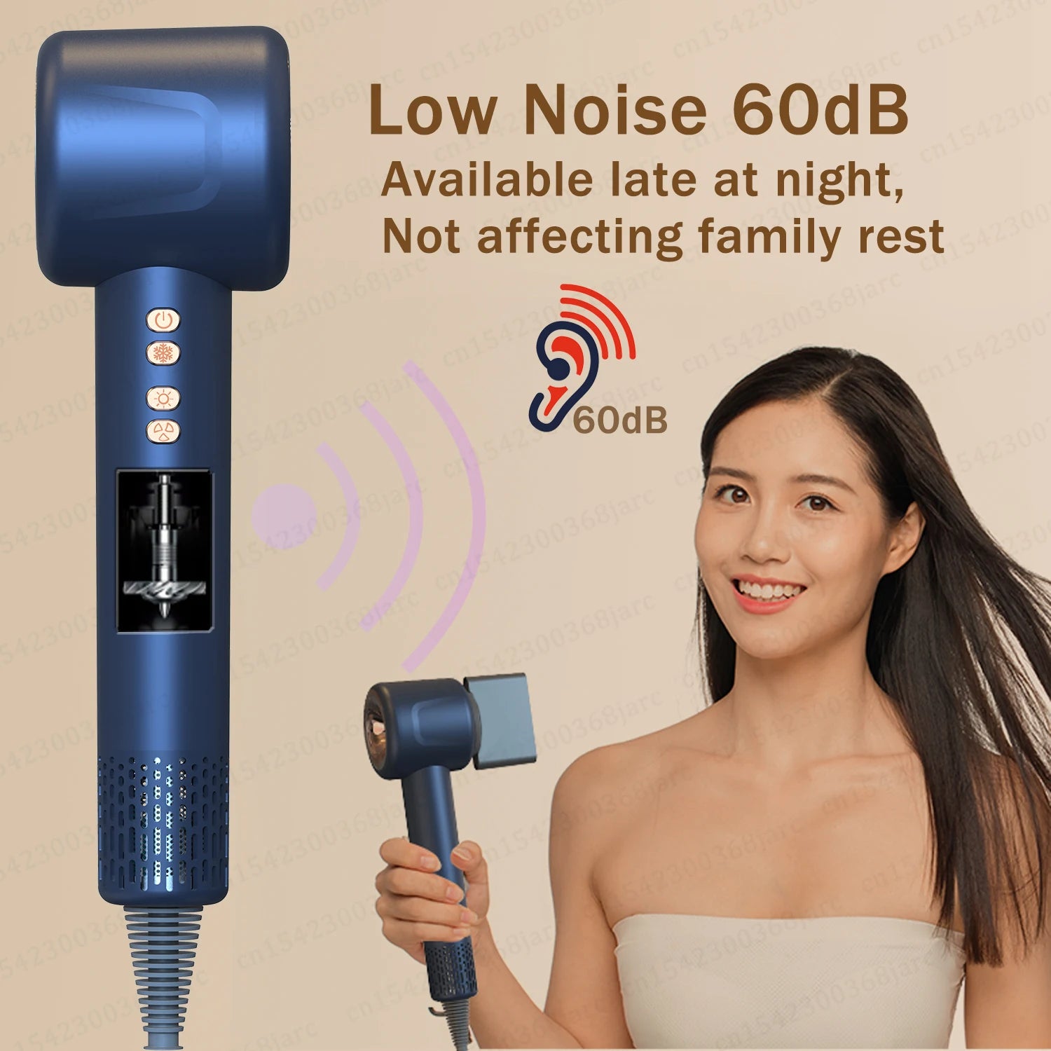 Bladeless Hair Dryer 220V | Negative Ion Personal Hair Care & Styling Tool