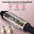 Electric Curling Comb | Heat-Resistant Styling Brush for Long & Short Hair | Inner Curl